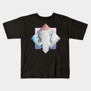 Mandala Elephant Kids T-Shirt